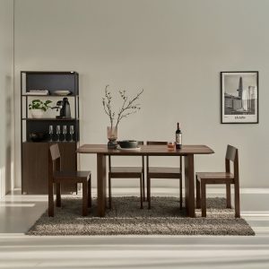 Bộ Bàn Ghế Ăn 4 Ghế Gỗ Tự Nhiên PLANK