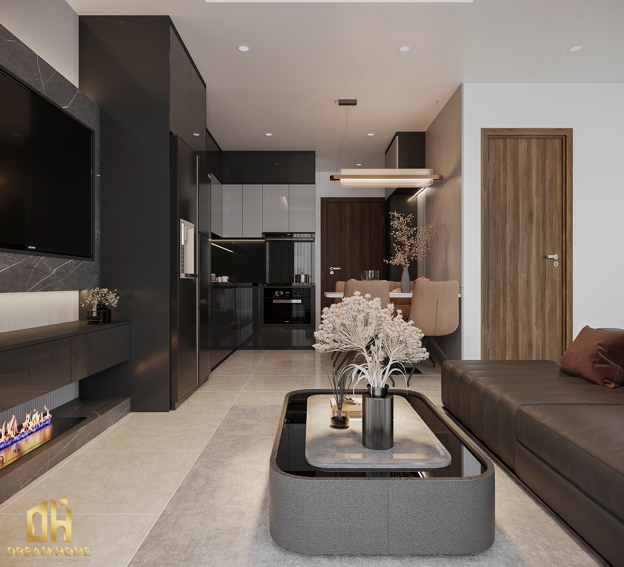 thiết kế nội thất vinhomes smart city