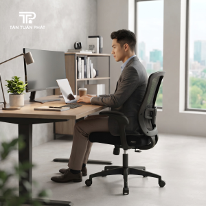 Trải nghiệm làm việc hiệu quả cùng ghe xoay nhan vien cao cấp