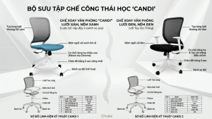 ghế xoay mini