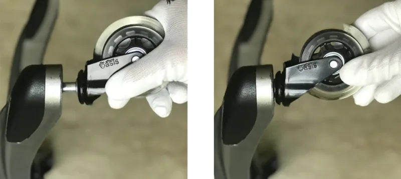 Các bước tự thay bánh xe ghế xoay mới bọc PU tại nhà cực kỳ dễ dàng