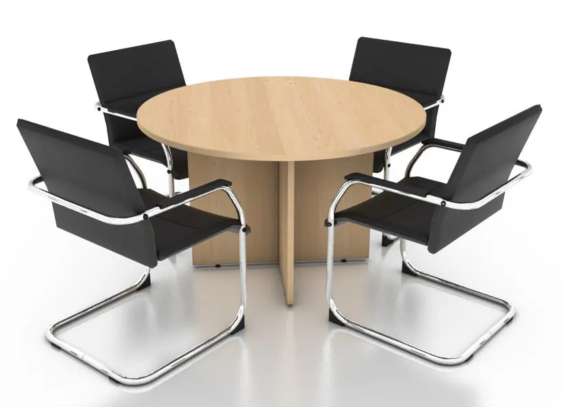 Bố trí phòng họp nhỏ dưới 15m2 đẹp mắt với bàn họp Oval